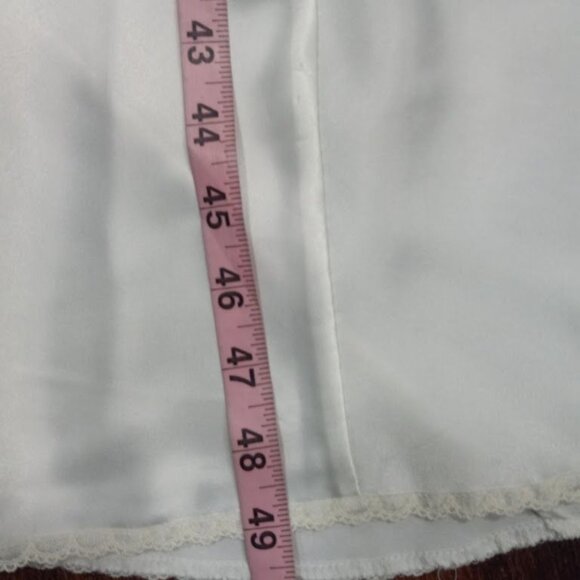Victoria's Secret White Lace Satin Romantic Slip Nightgown Dress Women's Medium - Picture 11 of 12